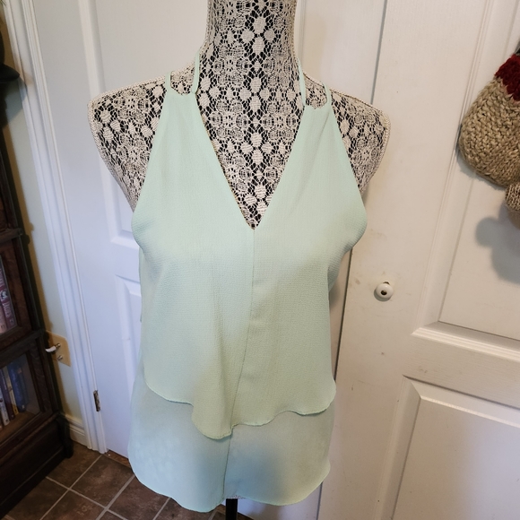 Ladies Large Suzy Shier Mint green blouse - Picture 1 of 11